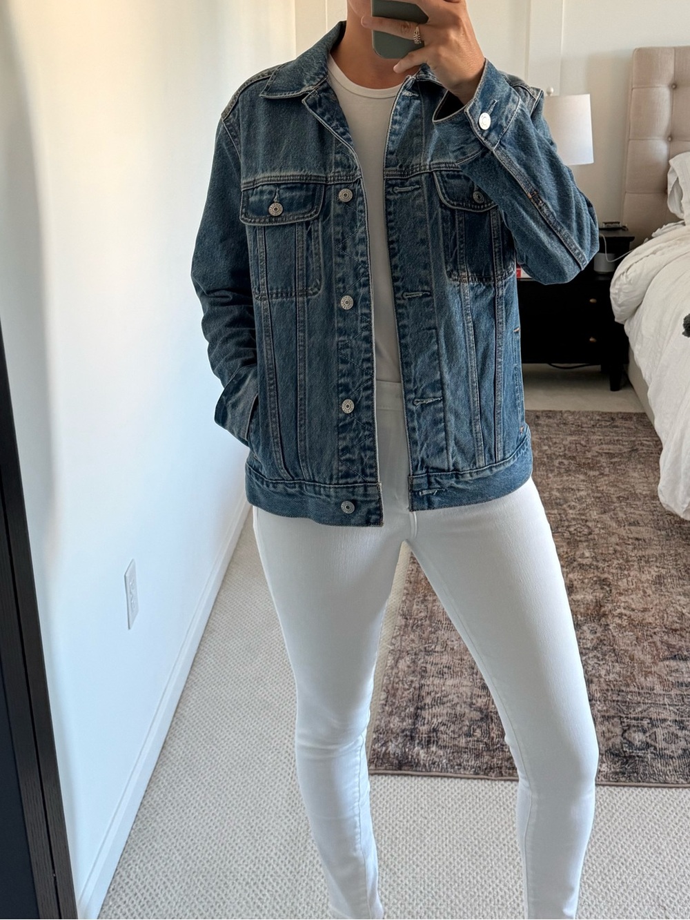Abercrombie- Classic Blue Denim Jacket - Small